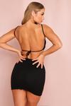MissPap Ribbed Strappy Backless Crop Top thumbnail 3