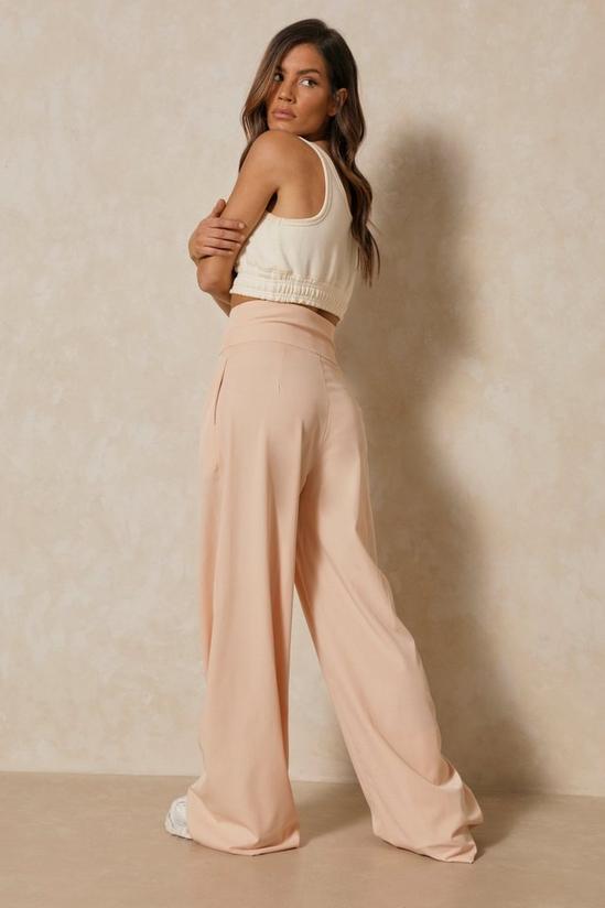 MissPap Double Waistband Wide Leg Trousers 3