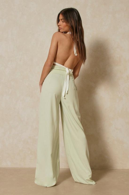 MissPap Double Waistband Wide Leg Trousers 3