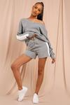 MissPap Knitted Panelled Shorts Lounge Set thumbnail 1