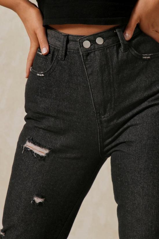 MissPap High Waisted Distressed Mom Jean 2