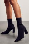 MissPap Stretch Block Heel Ankle Boot thumbnail 3