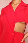 MissPap Cold Shoulder Cut Out Detail Blazer Dress thumbnail 2
