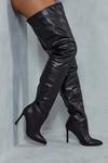 MissPap Thigh High Pointed Heeled Boots thumbnail 2