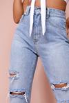 MissPap High Waisted Distressed Mom Jean thumbnail 4