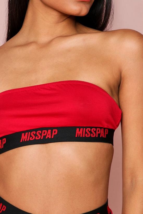 MissPap MISSPAP Branded Elastic Trim Bandeau 2