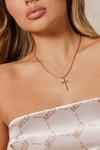 MissPap Vintage Chain Cross Pendant Necklace thumbnail 2