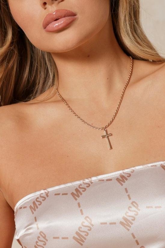 MissPap Vintage Chain Cross Pendant Necklace 2