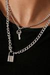 MissPap Lock And Key Layering Necklace thumbnail 2