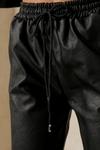 MissPap Leather Look Joggers thumbnail 3