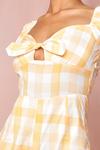 MissPap Puff Sleeve Gingham Playsuit thumbnail 4
