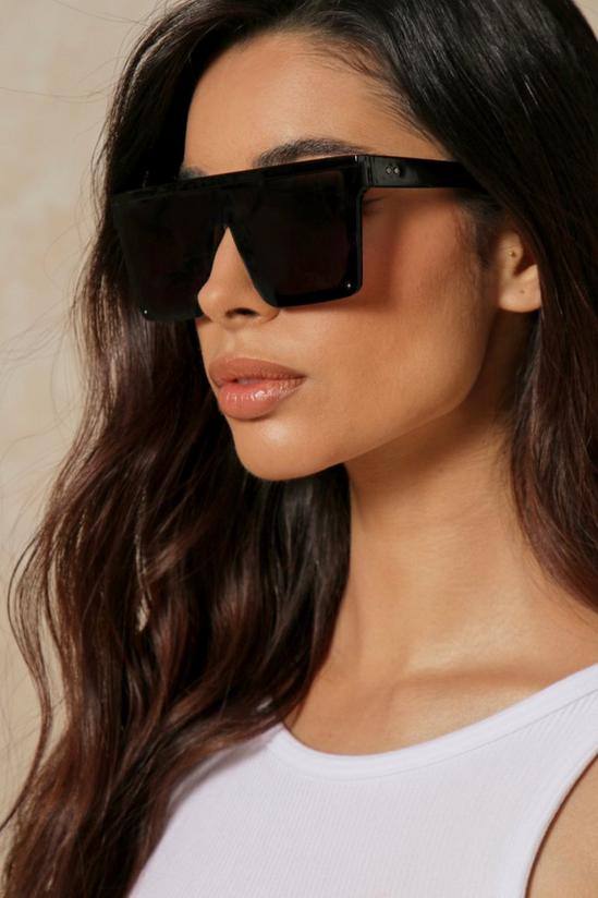 MissPap Flat Top Oversized Sunglasses 1