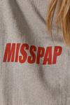 MissPap MISSPAP Back Print Branded Oversized Hoodie thumbnail 2