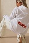 MissPap MISSPAP Back Print Branded Oversized Hoodie thumbnail 2