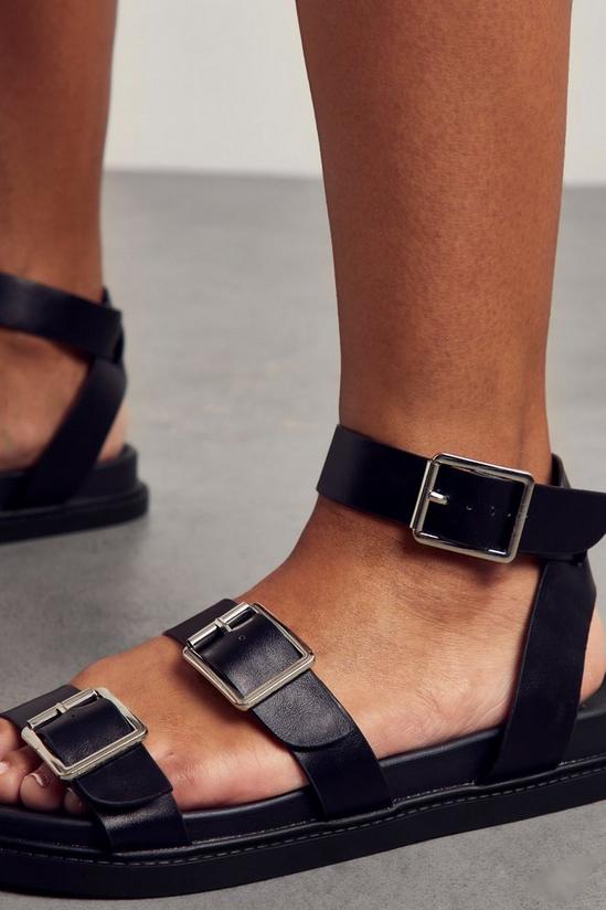 MissPap Chunky Buckle Detail Sandals 2