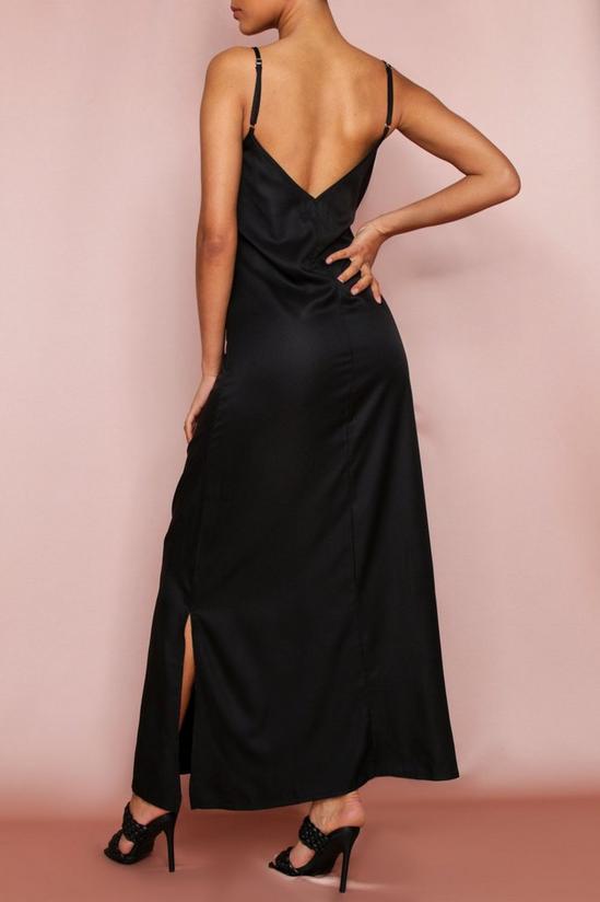 MissPap Plunge Backless Strappy Maxi Dress 3