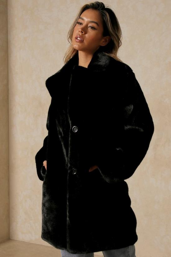MissPap Plush Oversized Faux Fur Coat 1