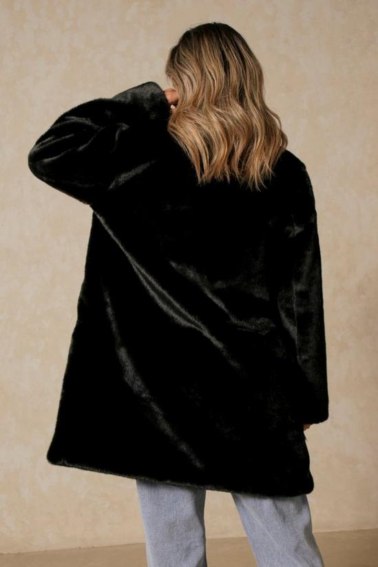 MissPap Plush Oversized Faux Fur Coat 3