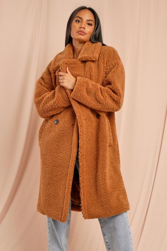 MissPap Oversized Teddy Faux Fur Coat 1