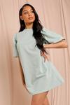 MissPap Short Extreme Puff Sleeve Sweater Dress thumbnail 1