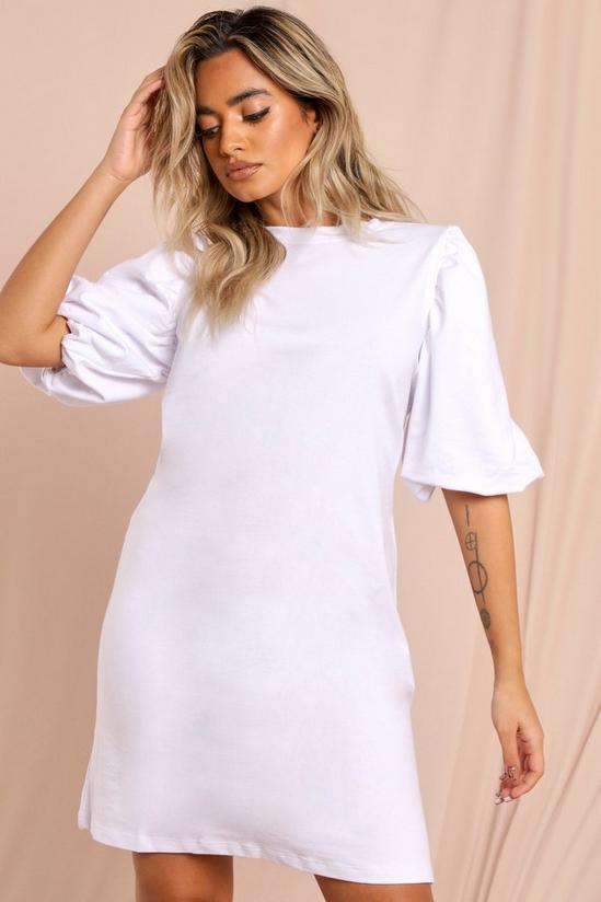 MissPap Short Extreme Puff Sleeve Sweater Dress 1