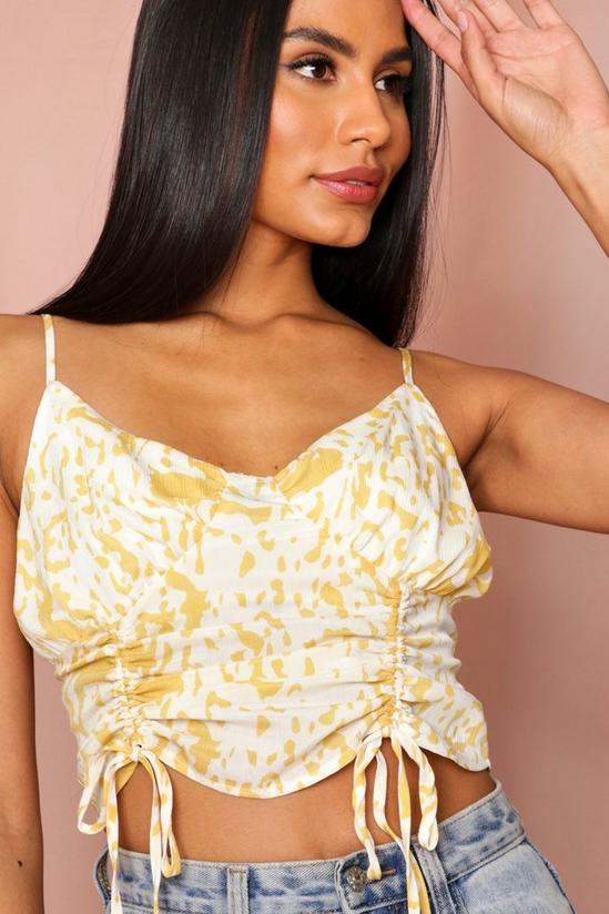 MissPap printed ruched bust cami top 4