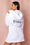 MissPap bridesmaid script embroidered gown thumbnail 1