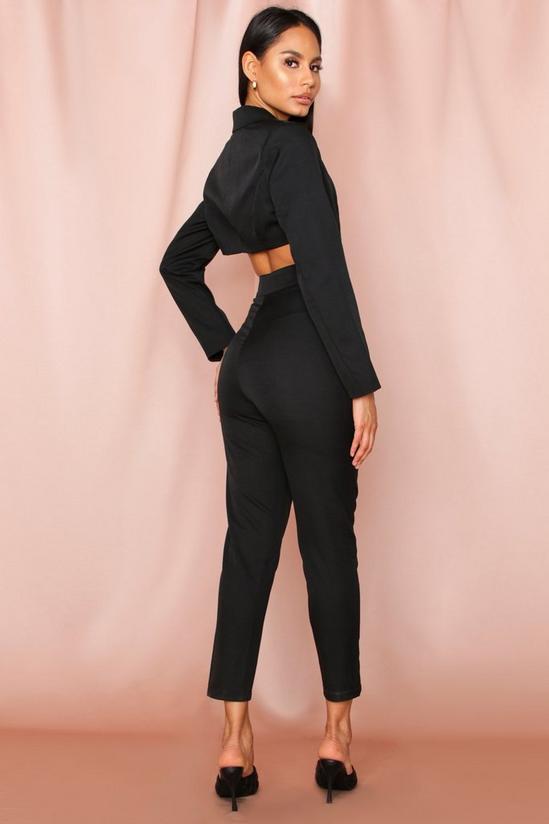 MissPap High Waisted Tailored Slim Trousers 2