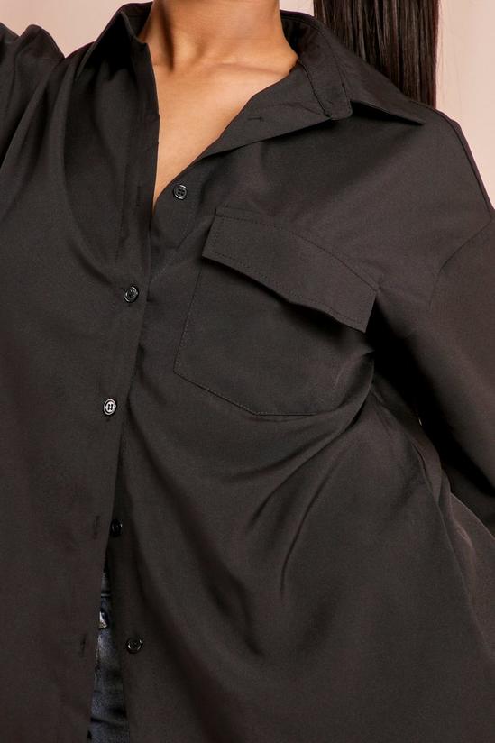 MissPap Oversized Pocket Detail Shirt 2