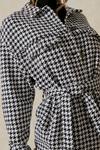 MissPap Oversized Dogtooth Belted Jacket thumbnail 2