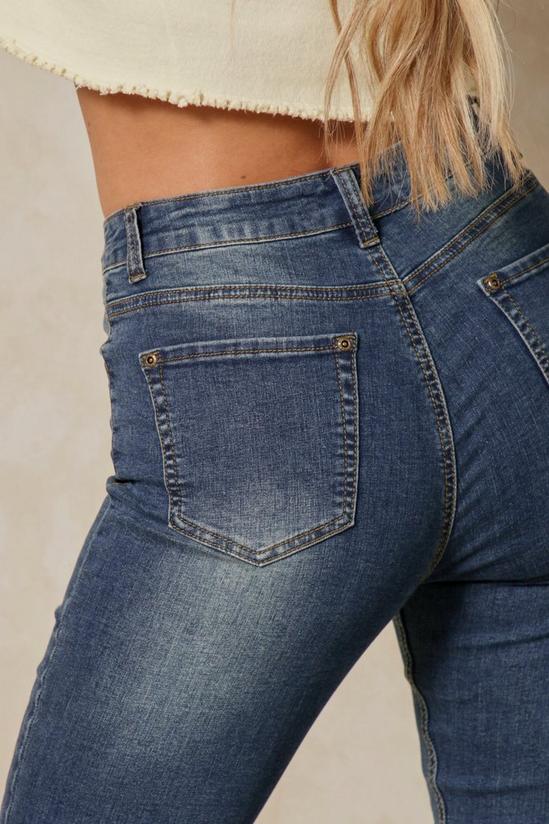MissPap Frayed Split Hem Skinny Jeans 2