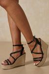 MissPap Strappy Heeled Wedge thumbnail 1