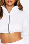 MissPap Zip Front High Neck Cropped Sweater thumbnail 4