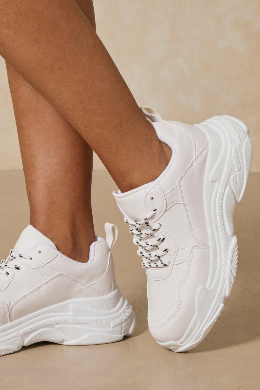 Fiyah chunky sale trainer white