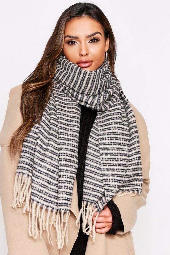 MissPap textured stripe scarf 2