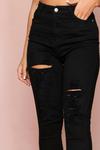 MissPap Thigh Ripped Skinny Jeans thumbnail 4