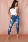 MissPap Thigh Ripped Skinny Jeans thumbnail 1