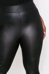 MissPap Leather Look High Waisted Legging thumbnail 5