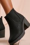 MissPap Chunky Cleated Heel Chelsea Boot thumbnail 2