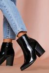 MissPap Textured Patent Pointed Boot thumbnail 2