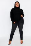 MissPap Roll Neck Knitted Jumper Plus thumbnail 2