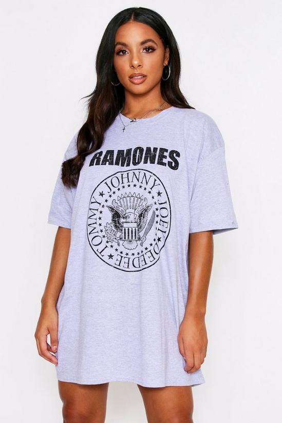 MissPap Ramones Oversized Graphic T-Shirt Dress 3