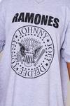MissPap Ramones Oversized Graphic T-Shirt Dress thumbnail 4