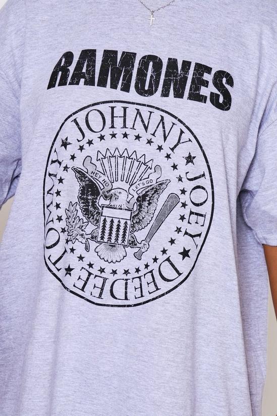 MissPap Ramones Oversized Graphic T-Shirt Dress 4
