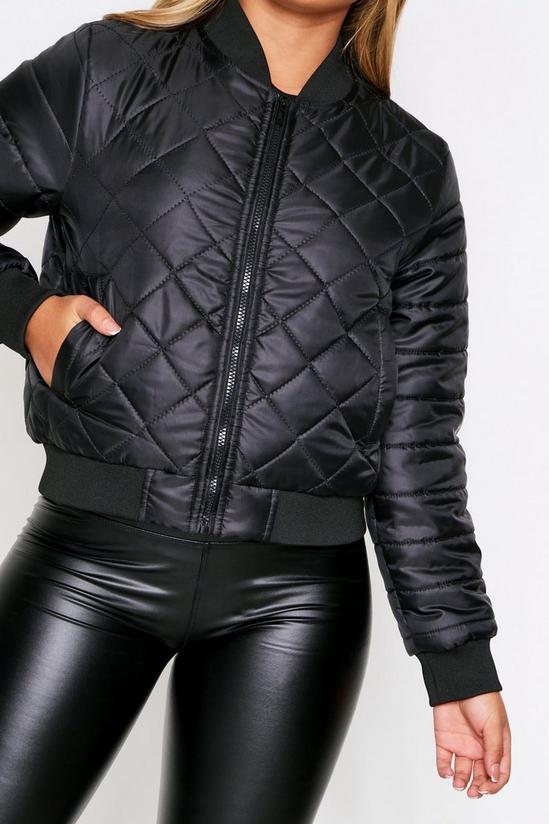 MissPap Quilted Oversized Bomber Jacket 4