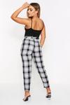 MissPap High Waisted Button Detail Checked Trousers thumbnail 2