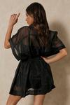 MissPap Neave black mesh dress thumbnail 3