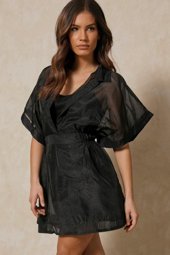 MissPap Neave black mesh dress 4