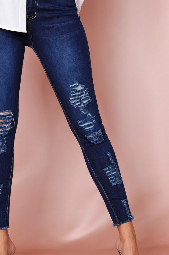 MissPap High Waisted Skinny Distressed Jean 4