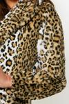 MissPap Leopard Print Faux Fur Coat thumbnail 4